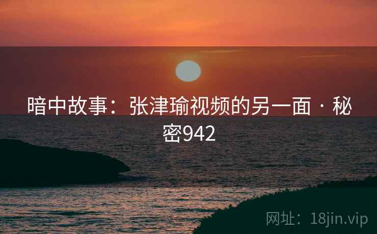 暗中故事：张津瑜视频的另一面 · 秘密942